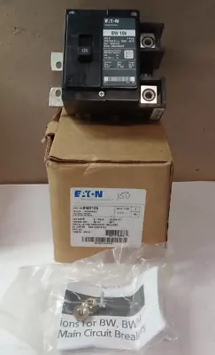 New Eaton Bw2125 125 Amp Main Circuit Breaker 2 Pole 120/240 Vac • $260.99