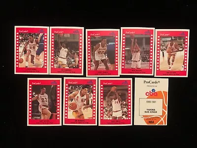 1990-91 ProCards CBA Yakima Sun Kings Singles - Choose From List • $1.99