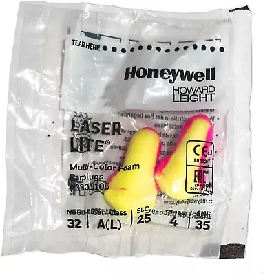 20 Pairs Of Howard Leight Laser Lite Ear Plugs (FREE UK P&P) • £4.29