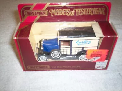 Lesney Matchbox Models Of Yesteryear Y-21 1930 Ford Model A Van Carter's Seeds • $8.99