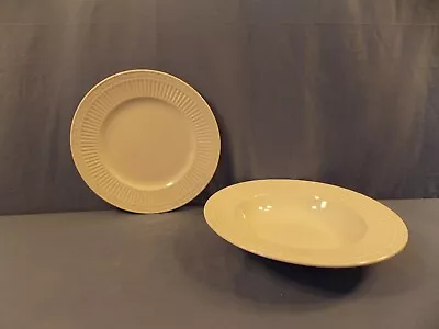 Mikasa  Italian Countryside White  Salad Plate 8 5/8  & Rimmed Soup Bowls 9 1/2  • $16.19