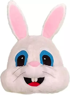 Bunny Mascot Head Costume Rabbit Animal Head Mask Cosplay Dress Halloween Party  • $57.80
