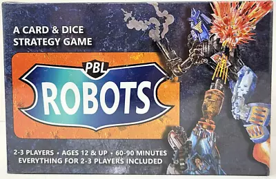 PBL Robots A Card & Dice Strategy Game 1st Edition 1 Of 5000 Hidden Ladder Games • $5.24