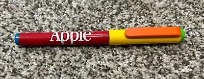 Apple Mac Computer Logo Ballpoint Pen Screw Top Vintage Rainbow Multicolor 90’s • $19.95