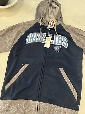 Memphis Grizzlies Men’s Small Full Zip Hoodie New With Tags • $50