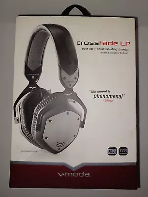 $54 • Buy V-MODA - Crossfade LP - Over-the-Ear Headphones - Gun Metal Black - W/Remote