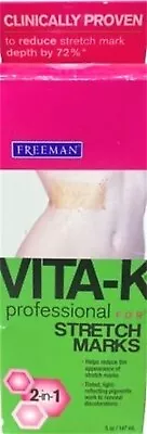 2X Freeman Vita-K Stretch Marks Scars Skin Concealer Elasticity Tone Body 5oz • $48.80