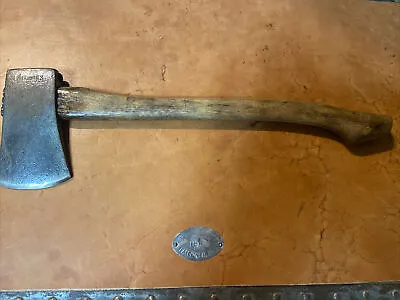 Vtg Marbles Gladstone Mi Hatchet Leather Sheath Original Handle Belt Ax • $105