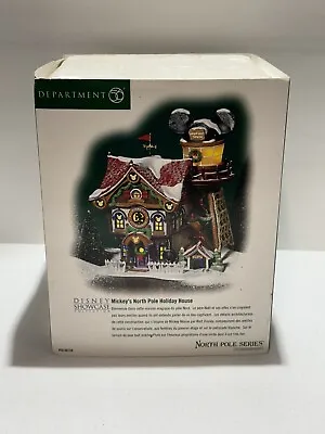 Dept 56 Disney Showcase Mickey’s North Pole Holiday House Series 56759 Works • $85.50