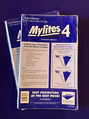 50 E. Gerber Mylites 4 Mil Mylar Standard Comic Book Sleeves • $24.99