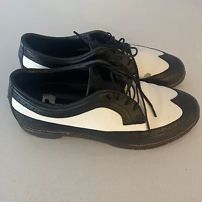 Vintage REEBOK Trac Womens Leather Golf Shoes - Size US 10 • $38