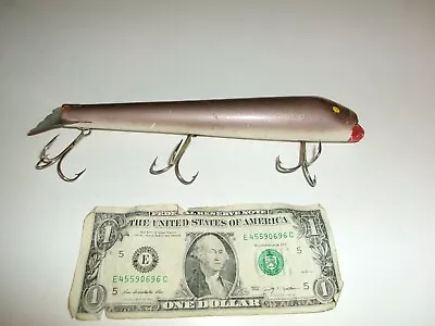 Vintage 8-1/4  Body Bobbie Bait Musky Muskie Jerkbait Lure - Used • $13.99