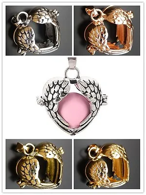 Mixed Color Winged Angel Bell Mexican Bola Bell Harmony Ball Cage Locket Pendant • $2.84