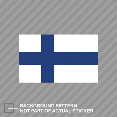 Finnish Flag Sticker Decal Vinyl Finland FIN FI • $21.96