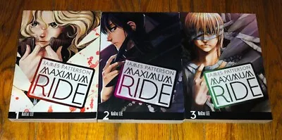 Maximum Ride Volume 1-3 James Patterson Narae Lee English Manga TPB OOP • $15