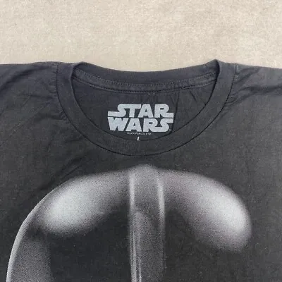 Star Wars Darth Vader Tee Thrifted Vintage Style Size L • $17.50