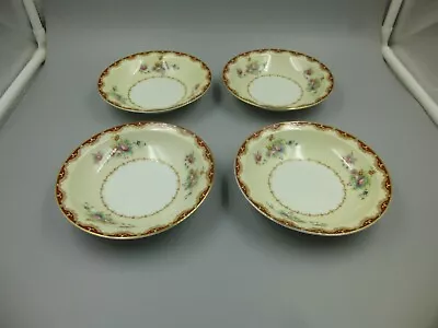 Meito Keepsake Pattern Ivory China Lot Of 4 Berry / Dessert Bowls 5-1/2  • $24.99