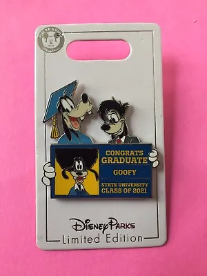 $25 • Buy Disney Parks Class Of 2021 Graduation Pin LE Goofy Max Goofy Movie Pin