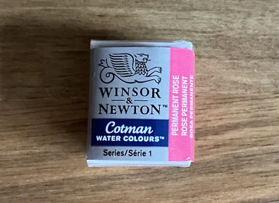 £1.95 • Buy Winsor & Newton Cotman Watercolour Paint Half Pan Permanent Rose 502