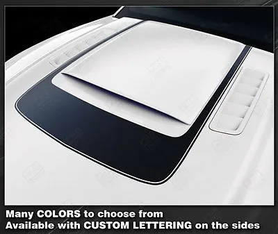 Ford Mustang 2013-2014 Accent Decal Stripe Around Hood Scoop RSH8 (Choose Color) • $108.58