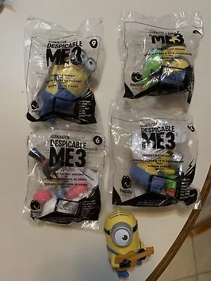 Despicable Me 3 McDonald's Toys #2 #2 #9 #6 #3 New Sealed Packages Lot Of 5 • $12.74