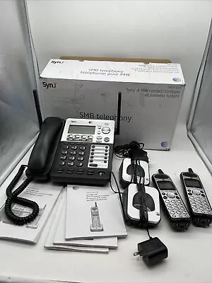 AT&T SynJ SB67138 4-Line Corded/Cordless Phone System - With 2 Handsets • $109.99