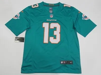 Dan Marino #13 Miami Dolphins Throwback Men's Jersey Aqua Green • $64.99