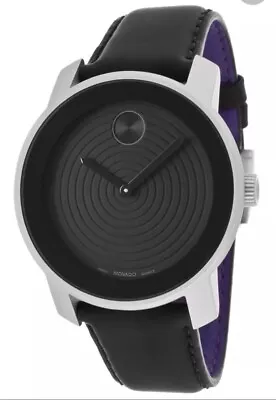 Movado Bold Unisex Quartz Black Tone Watch - Retail Price $575 • $120