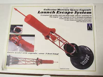 Accurate Models Collector Mercury Space Capsule Launch Escape System Gi Joe • $500