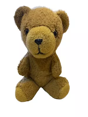 Vintage 8  Sitting Trudy Brown Teddy Bear Plush Stuffed Animal  • $10.50