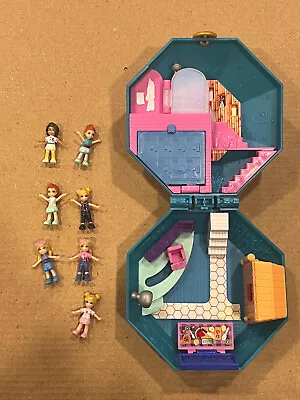 2018 Polly Pocket Mini Perfume Compact Gemstone Octagon Playset GDK81 • $18