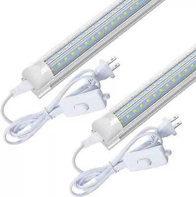 2 Pack 2FT LED Tube Light Bulb T8 24W High Output Ceiling Shop Light Fixture • $25.79