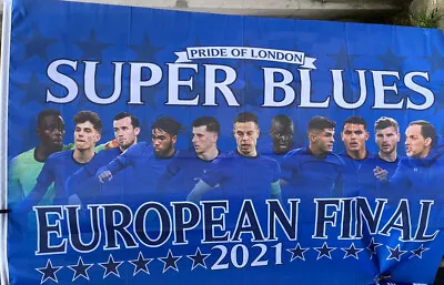 Chelsea Champions League Cup Final Winners Flag 2021 • £5