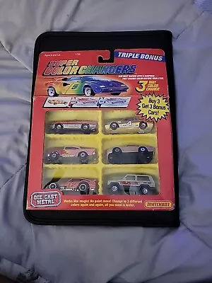 Matchbox 1988 SUPER COLOR CHANGERS 6 Pack Of Models Ferrari + Porsche NIB B2 • $39.99