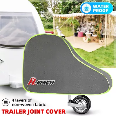 $22.10 • Buy 4 Layers Waterproof Caravan Trailer Towing Hitch Tow Ball Coupling Lock Cover
