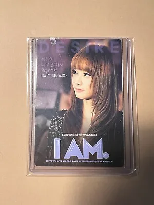 Rare F(x) Photocard Victoria (빅토리아) Song Qian (宋茜) From SM Town I AM 2012 • $32.38