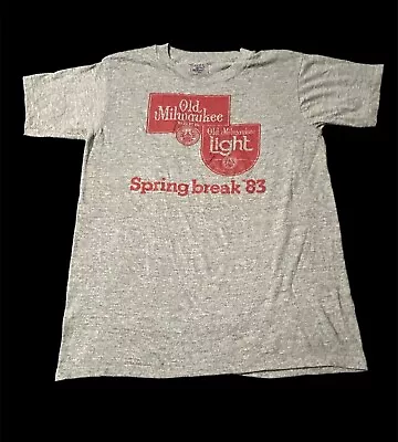 Vintage Single Stitch 1983 Spring Break Daytona Milwaukee S Best Beer Tshirt  • $99.99