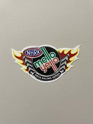 NHRA MELLO YELLO DRAG RACING SERIES Vintage Racing Sticker Decal • $2.49