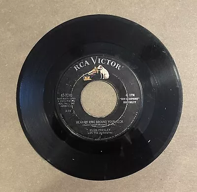 Rca Victor Records Elvis Presley. 45 Rpm 7 Inch. Tested. • $5