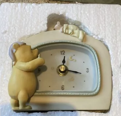 Michel & Company Classic Winnie The Pooh Desk Nursery Clock Sweet Dreams Piglet • $36.35