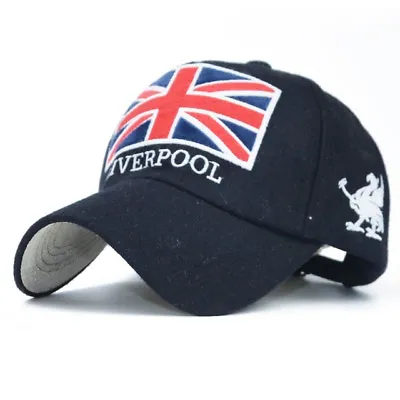 $22.29 • Buy Cap Soccer Hat Football Club Liverpool England Flag Adjustable Snapback Baseball