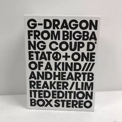 G-DRAGON COUP D'ETAT+ONE OF A KIND&HEARTBREAKER 2CD+DVD Limited Edition • $61