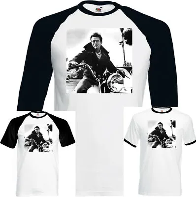 James Dean Mens Retro Motorbike T-Shirt Motorcycle Bike Biker • £11.99