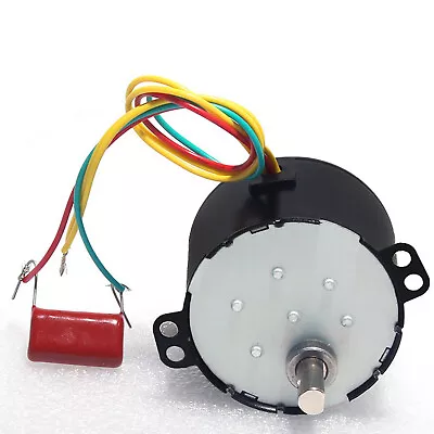 Synchronous Motor 50KTYZ AC 110V 120V 220V 50/60Hz 50r/m CW/CCW 6W 1.4kgf.cm AEk • $13.39