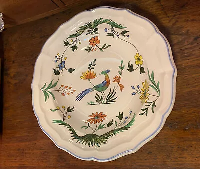 £21.06 • Buy Gien France OISEAUX DE PARADIS Dessert/ Salad Plate Dish 8 7/8 