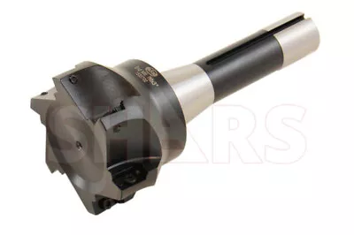 Shars 3  90° Indexable Face End Mill R8 Arbor 6fl Apkt Certificate P[ • $82.95