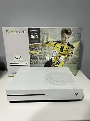 Microsoft Xbox One S FIFA 17 500GB White Console • £70