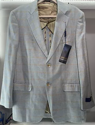 Ibiza Mens Blazer Sport Coat Two Button Jacket 38R Silk Causal Blazer • $46