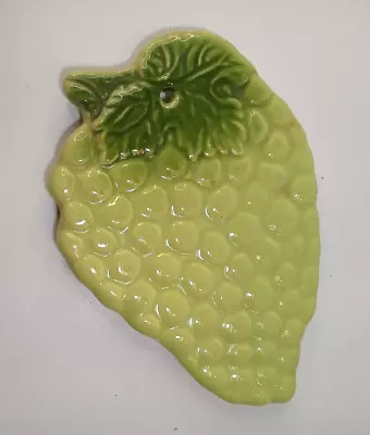 Vintage Ceramic Fruit Vegetable Trivet / Wall Decor Gapes. ArtBell. Mt Clemens  • $11.99