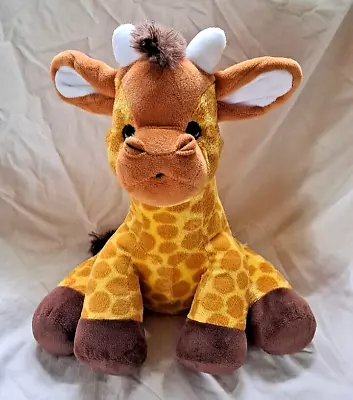 Melissa And Doug Baby Giraffe Plush Animal Zoo Jungle 11  Tall Yellow Brown • $17.99